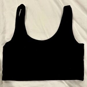 Cotton On Black Crop Top